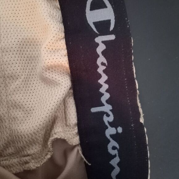 Champion Authentic M Tan Pockets Zipper Flat Front Men's Golf Shorts - Picture 9 of 11